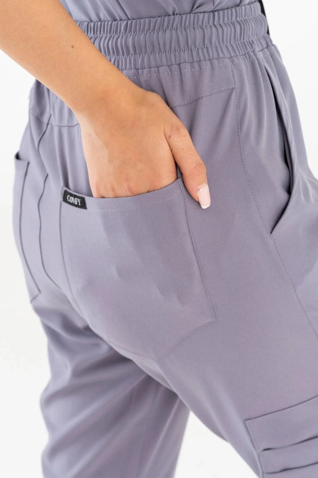 Comfy Master - Harmony Gri Kadın Kargo Medikal Üniforma Tek Alt - Comfy Master Outlet