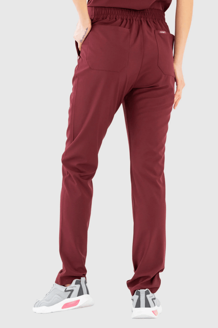 İlay Bordo Kadın Medikal Üniforma Tek Alt - Comfy Master
