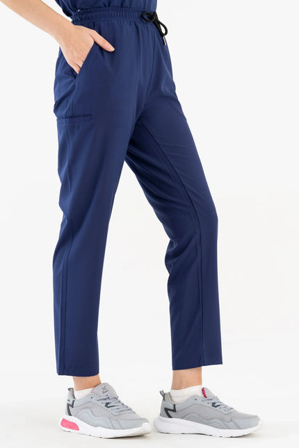 Julietta Lacivert Kadın Kargo Cep Tek Alt Pantolon - Comfy Master