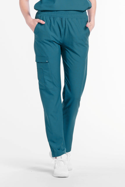 Comfy Master - Harmony Petrol Kadın Kargo Medikal Üniforma Tek Alt - Comfy Master Outlet