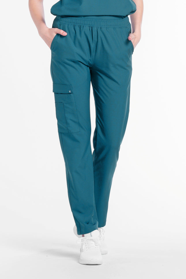 Comfy Master - Harmony Petrol Kadın Kargo Medikal Üniforma Tek Alt - Comfy Master Outlet