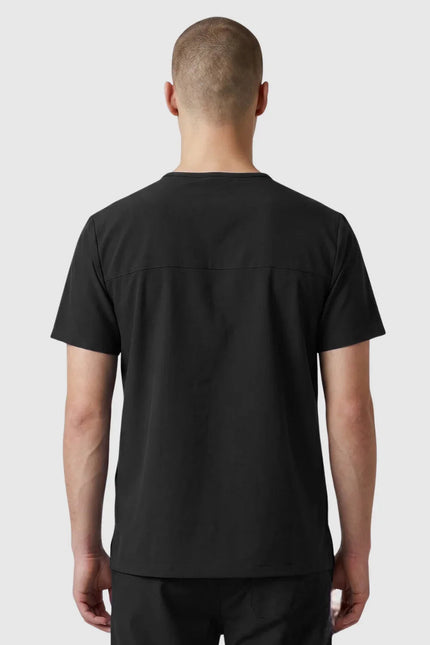 Rebel Siyah Erkek V - Yaka Medikal Üniforma Tek Üst - Comfy Master
