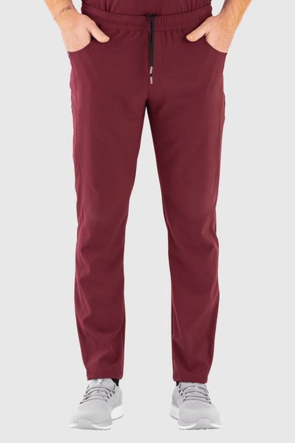 Robin Bordo Erkek Medikal Üniforma Tek Alt - Comfy Master